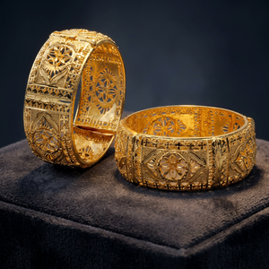 Wholesale Dye Gold Plated Traditional Indian <b>Bangles</b>, Fashion Jewelry, Custom Brass <b>Bangles</b>, Dye Gold Filled Jewelry Oro Joyeria - Product Image 6