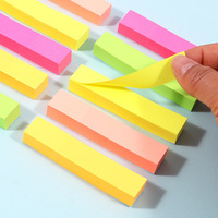 Foska 500 feuilles de marque-pages et onglets d'indexation de couleur néon, 5 blocs, pour la codification couleur des tâches et des priorités