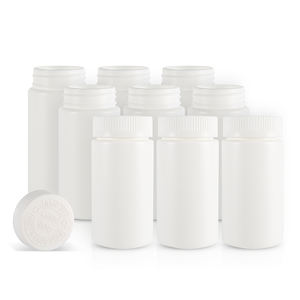 Récipient rond pharmaceutique de 5oz 6.8oz avec joint d'induction pour le stockage d'extrait de fines herbes et de supplément botanique - Product Image 1