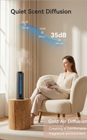 Diffuseur d'arômes portable de luxe sans eau pour la maison, 100 ml, machine à parfum d'aromathérapie, commande Bluetooth pour la maison, le bureau