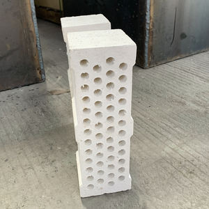 KERUI Corindón-Mullita Agujero <span class=keywords><strong>Refractario</strong></span> Corindón Mullita Cerámica Deflector Ladrillos para Calentar Hornos - Product Image 1