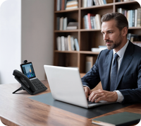 Teléfono IP Inteligente Yealink T88V Pro con Android 13, Teléfono de Escritorio Empresarial SIP VoIP