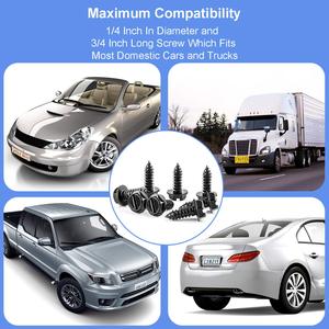 1/4-14-3/4 titan thép không gỉ chống gỉ chống rung tấm giấy phép sử<span class=keywords><strong>a</strong></span> chữ<span class=keywords><strong>a</strong></span> vít đen Oxit phẳng Hex vít - Product Image 3