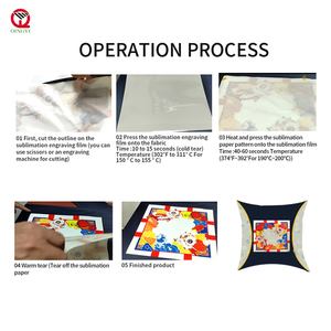 Vinilo <span class=keywords><strong>Textil</strong></span> <span class=keywords><strong>Sublimable</strong></span> Brillante y Mate Qingyi Q1-8, Vinilo HTV para Sublimación, Vinilo Termotransferible para Tejidos Oscuros - Product Image 4