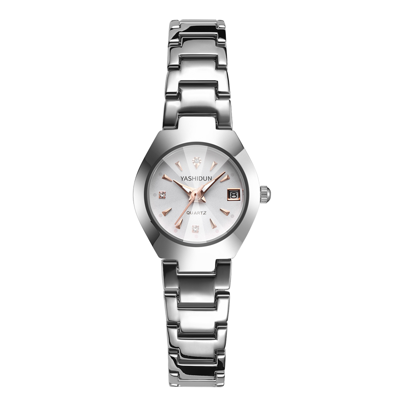 White/silver steel strip 4#female