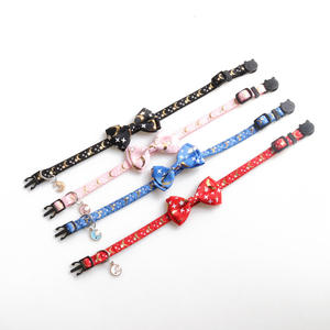 <span class=keywords><strong>Collar</strong></span> personalizado de Navidad para gato, lazo de moda de lujo, nuevo estilo, gran oferta - Product Image 2