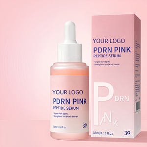Sérum Peptidique Anti-rides Apaisant à l'Acide Hyaluronique, PDRN, Niacinamide et Aloe Vera Effet Rose Glow pour Peau de <span class=keywords><strong>Verre</strong></span> – Marque Blanche - Product Image 1