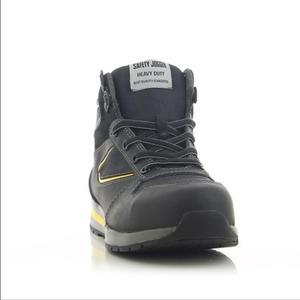 Chaussures de sécurité Safetyjogger noires à bout rond, hauteur moyenne, moulées par injection, antidérapantes, imperméables, antistatiques, bottes de travail, taille 36 à 45 - Product Image 3