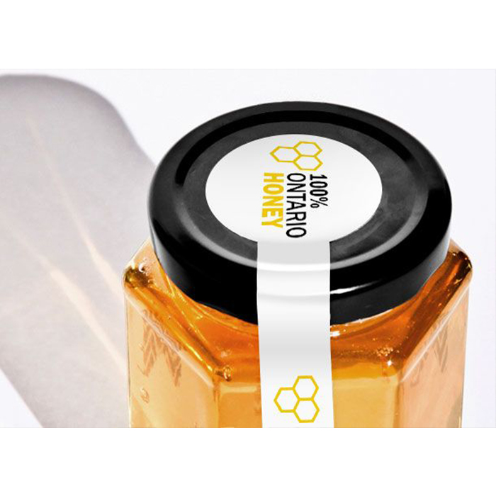 Custom Self Adhesive Food Safety Ingredient Honey Jar Bottle Seal Label Tamper Proof Sticker Logo Printing Roll - Buy Honey Label,Honey Jar ...