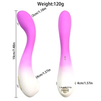 Nouveau Vibrateur Double Tête à 11 Vitesses avec Effet de Succion et Dégradé, Étanche IPX5, Rechargeable, pour Masturbation Féminine et Stimulation Clitoridienne