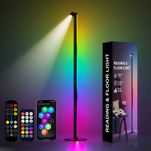 Luz de esquina inteligente Diseño moderno WIFI LED Pickup Atmósfera Luz para hotel para sala de estar y dormitorio Cuerpo de aluminio - Product Image 1