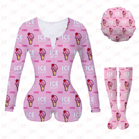 Custom Plus Size Vrouwen Nachtkleding Volwassen Onesie Voor Vrouwen Nieuwe Jaar Valentijnsdag Kleding Korte Onesie Voor Vrouwen Pyjama 2022