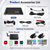 Pantalla Multimedia CodeLynk 1920*720 para BMW X3 X5 F25 E70 2008-2017 NBT CIC CCC, Carplay Inalámbrico 4 en 1, Pantalla Táctil