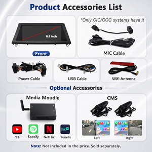 Pantalla Multimedia CodeLynk 1920*720 para BMW X3 X5 F25 E70 2008-2017 NBT CIC CCC, Carplay Inalámbrico 4 en 1, Pantalla Táctil - Product Image 6