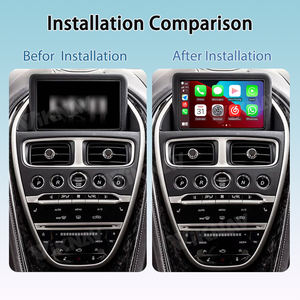 Viknav para <span class=keywords><strong>Aston</strong></span> <span class=keywords><strong>Martin</strong></span> DB11 Vantage OEM Pantalla de coche actualización decodificador caja interfaz inalámbrico CarPlay Android Auto GPS Linux Player - Product Image 2
