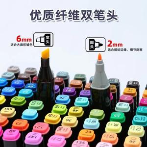 Nuovo e durevole Set di pennarelli in acrilico pennarelli 120 colori personalizzati a doppia testa di alcol e arte pennarelli Poscar penne - Product Image 2