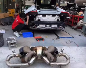 ท่อไอเสีย YLA สำหรับ Lamborghini <span class=keywords><strong>SVJ</strong></span>/EVO/STO รุ่นดัดแปลง IPE/NOVITEC/<span class=keywords><strong>CAPRISTO</strong></span> ทั้งส่วนหัว กลาง และท้าย - Product Image 3