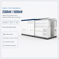 Unité intégrée de transformateur élévateur de tension pour systèmes de stockage d'énergie de type string TE2500 et TE5000KT-ED, 2500kW 5000kW 1500V CC