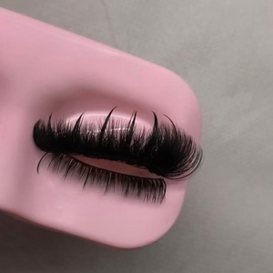 New Phong Cách Nhãn Hiệu Riêng Handmade 5D Fluffy Gai Lông Mi Số Lượng Lớn Bán Buôn Biểu Tượng Tùy Chỉnh Sang Trọng Bất Chồn Dải Lông Mi Mở Rộng - Product Image 1