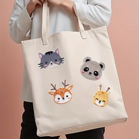 Patchs brodés thermocollants personnalisés avec logo d'animaux de dessin animé mignons et design de lettres de créateur pour chapeaux, sacs en sergé et vêtements