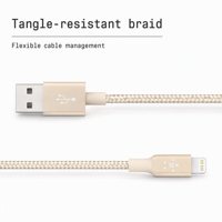 Kabel Pengisi Daya Cepat USB-C ke PD Bersertifikasi MFi Belkin, Kabel Charger Ponsel Tahan Lama untuk Apple iPhone15 14 13
