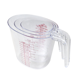 Transparent 3-Piece Foldable <strong>Measuring</strong> Cup Set Thickened Plastic Baking <strong>Tool</strong> Scale Home Kitchen <strong>Liquid</strong> <strong>Measuring</strong> Cups 1000ml - Product Image 1