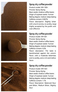 Высокоэффективный кофе в порошке XM-100+ сухого спрей-сушки, темной обжарки, из мелкозернистой арабики из Юньнани, слабоэкстракционный, выращенный методом прямого посева - Product Image 4