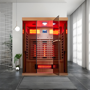 <span class=keywords><strong>Sauna</strong></span> Moderna da Esterno in <span class=keywords><strong>Legno</strong></span> Massello di Cedro Rosso con Funzione Vapore Secco <span class=keywords><strong>per</strong></span> Palestra, Camera da Letto, Villa - <span class=keywords><strong>per</strong></span> Applicazioni in Magazzino - Product Image 3