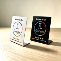 Soporte NFC Personalizado, Soporte de Exhibición NFC para Mesa, Soporte Programable para Tarjetas NFC, para Marketing en Restaurantes
