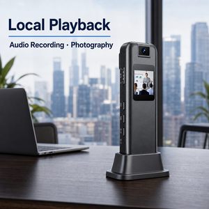 Enregistreur audio extérieur magnétique haute définition 1080P avec vision nocturne, WiFi, zoom optique 10x-20x, CMOS grand angle <span class=keywords><strong>90</strong></span>°, détection de mouvement, JPEG, carte TF 32 Go - Product Image 1