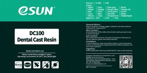 Résine dentaire ESUN DC100 pour modèles de couronnes et bridges en cire 405nm 1kg Résine dentaire 3D - Product Image 6