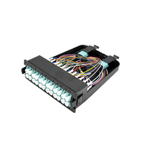 Boîtier de montage en rack universel haute densité MTP MPO Cassette MPO vers LC Panneau de brassage 4 ports 1U 19 pouces 24F 36F 48F 72F 96F 144F