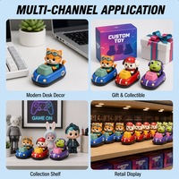 Custom Mystery Blind Box Keychain Fidget Relief Finger Toy Mechanical Keyboard Keycap OEM ODM Collectible Mini Decor Ornament