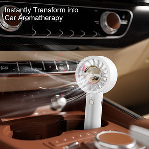 Ventilatore estivo ricaricabile portatile dotato di funzione di aromaterapia, compatto e leggero per allontanare il calore - Product Image 5