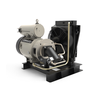 Mini compresseur d'air à palettes lubrifiées 1,5-55 kW, pompe à air compacte et silencieuse avec moteur pour la maison et les petits ateliers