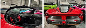 Vendita diretta di attrezzature per giochi d'acqua Smart Deluxe personalizzabili di lusso 4 tempi <span class=keywords><strong>Jet</strong></span> <span class=keywords><strong>Ski</strong></span> rosso Supercar realizzata in fibra di vetro resistente - Product Image 5