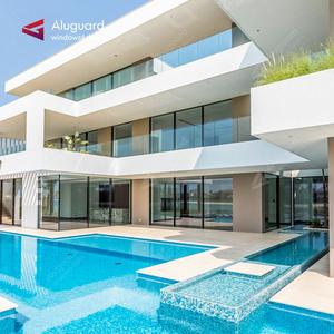 Porte coulissante à persienne standard américaine Prix de la porte patio coulissante à 3 panneaux Nouveau design de porte patio <span class=keywords><strong>véranda</strong></span> à 3 panneaux Porte coulissante en verre - Product Image 3