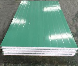 Panel sándwich EPS más favorecido Tablero de purificación de sala limpia de núcleo de espuma de PU de fácil instalación Industrial para partición de pared de techo - Product Image 1