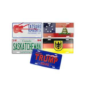 <span class=keywords><strong>Plaque</strong></span> d'<span class=keywords><strong>immatriculation</strong></span> de véhicule personnalisée, de marque américaine standard, cadeau original - Product Image 1