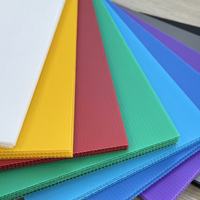 Meilleures ventes en gros : Plaques alvéolées en polypropylène (PP) 4x8, panneaux ondulés en PP, feuilles de plastique alvéolées pour palettes, corflute