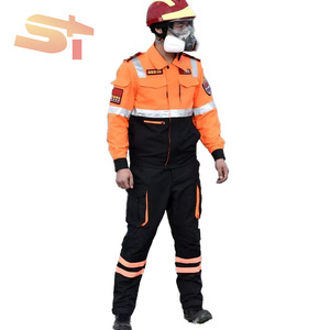 SIKE Feuerwehr Orange Schutzanzüge Aluminisiert Herren Mit Lagen Uniform Zertifikat Kinder Feuerwehranüge Hitze - Product Image 6