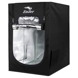 Ender 3D <b>Printer</b> Enclosure Aluminum Black 28.35 X 28.35 X 18.93 Inch Fireproof Dustproof <b>for</b> Creality Ender <b>Printers</b> - Product Image 1