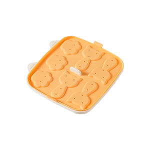 Moule à gâteau en silicone mignon à thème chaton résistant aux hautes températures moule à gâteau de riz à griffes de bébé chat pour la nourriture complémentaire des enfants - Product Image 1