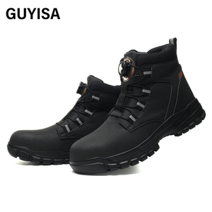 Giày bảo hộ lao động nam Guyisa bán buôn, tùy chỉnh, chống thấm nước, chống mài mòn, mũi thép, chống đâm xuyên - Product Image 3