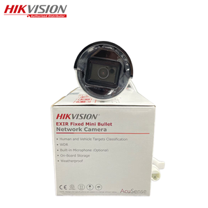 Caméra réseau mini-bullet fixe Hikvision originale 4K AcuSense <span class=keywords><strong>DS</strong></span>-<span class=keywords><strong>2CD2086G2</strong></span>-IU alimentée par DarkFighter avec microphone intégré IP67 - Product Image 2