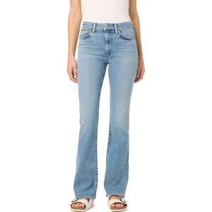 Modern Vintage Bootcut Denim Jeans For Women With Slight Crop And Authentic Flare Inspired By 2000s Silhouettes - Product Image 1