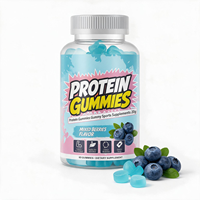 Bonbons gélifiés riches en protéines OEM, compléments sportifs, 10-19g, sans sucre, halal, végétaliens, pour adultes, favorisant la croissance musculaire et la perte de poids