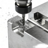 Objectif d'appareil photo numérique en aluminium usiné CNC de haute précision et forte demande