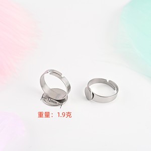 แหวนเด็กปรับขนาดได้ ทำจากสแตนเลส อุปกรณ์ทำเครื่องประดับ DIY เครื่องประดับทำมือ สำหรับเด็กอายุ 4-6 ปี แหวนวงกลมสีทองสองวง - Product Image 4