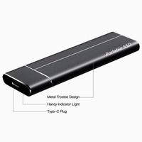 Disques durs SSD externes 1 To 250 Go 320 Go 500 Go 1 To 2 To USB3.0 Disque dur SSD externe portable